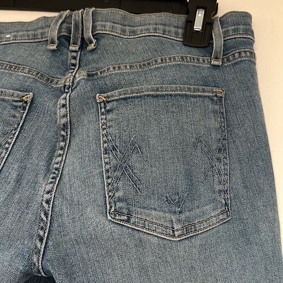 McGuire Anthropologie Skinny Distressed 15e Light Wash Blue Jeans Women's Sz 28 - Picture 4 of 7
